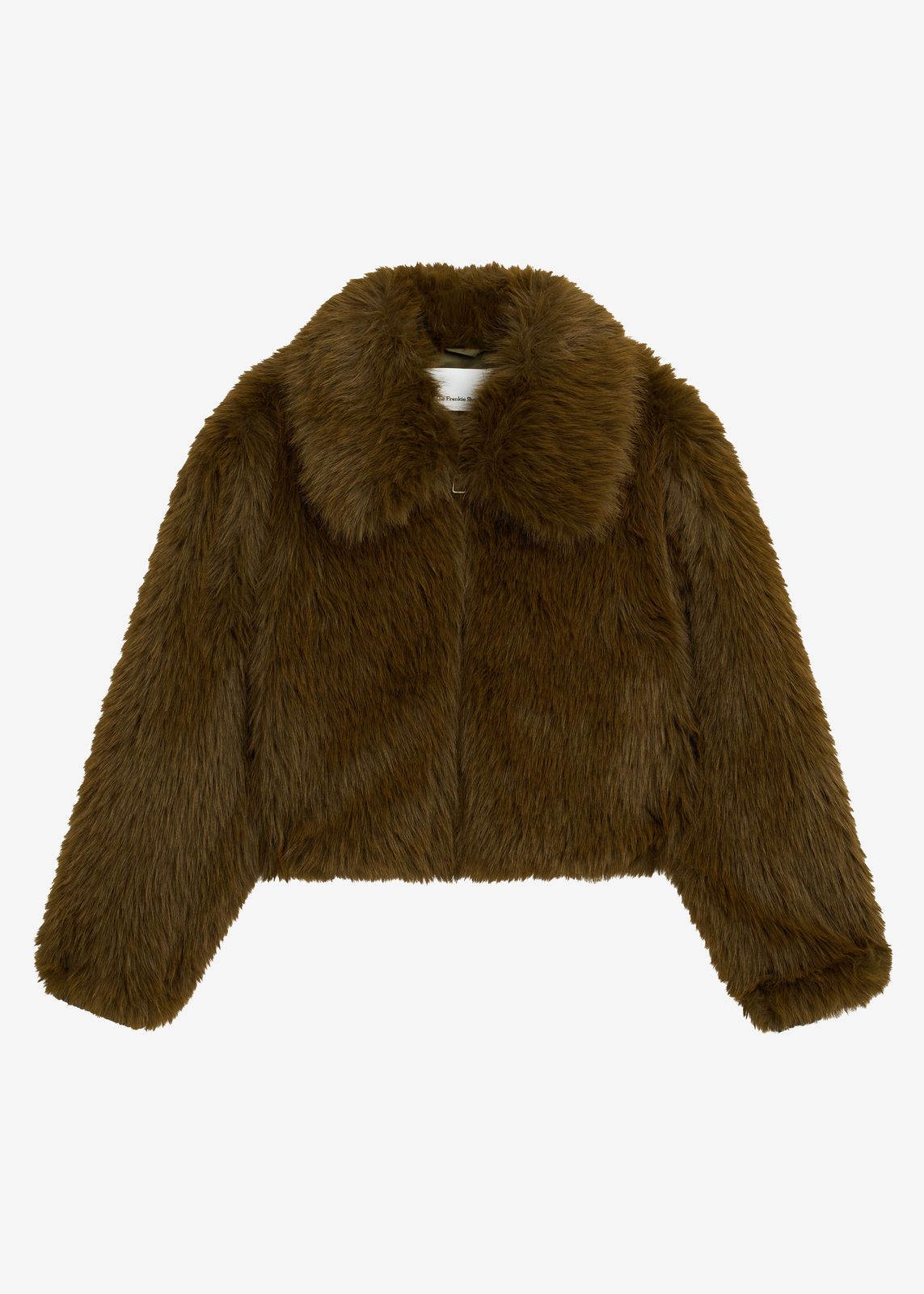 Hope Faux Fur Jacket - Moss Green