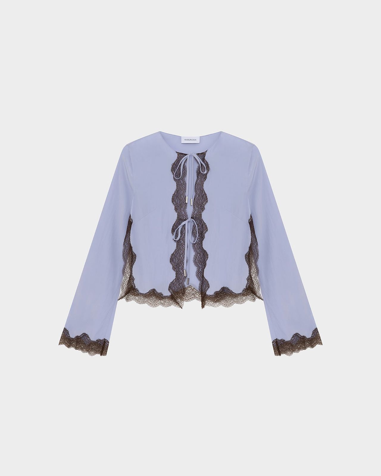 Filipa Cardigan in Satin & Lace