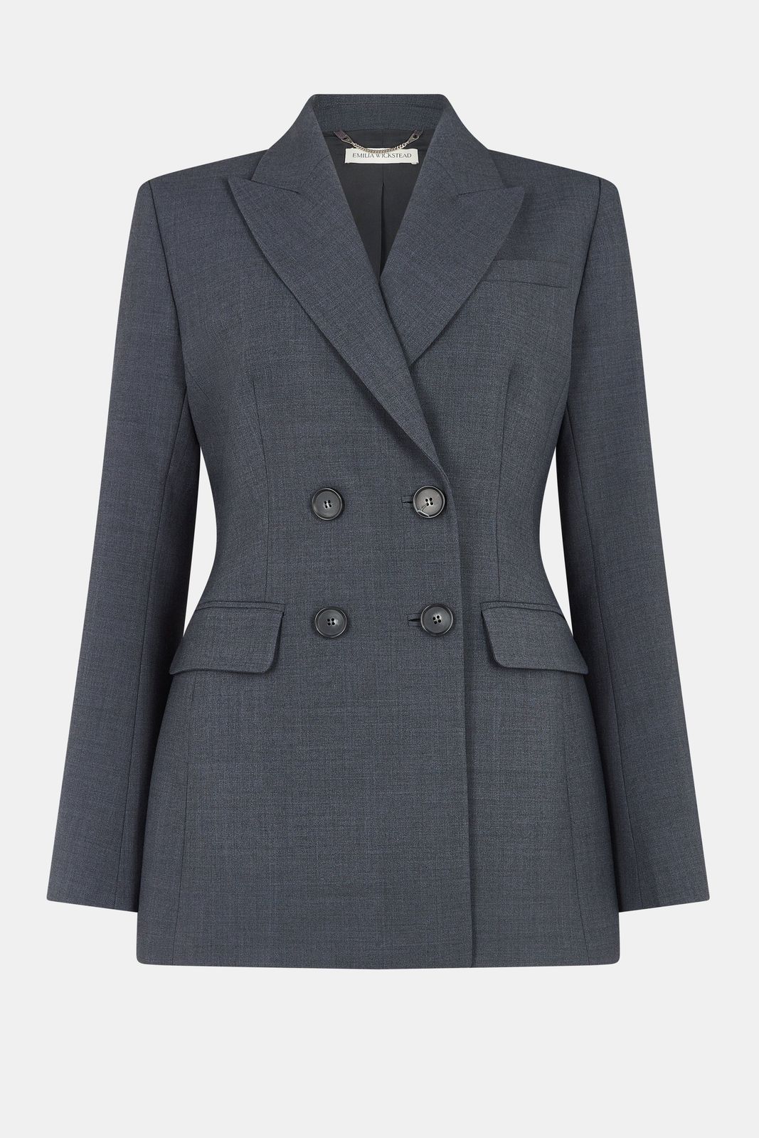 Meredith Jacket in Charcoal Summer Wool