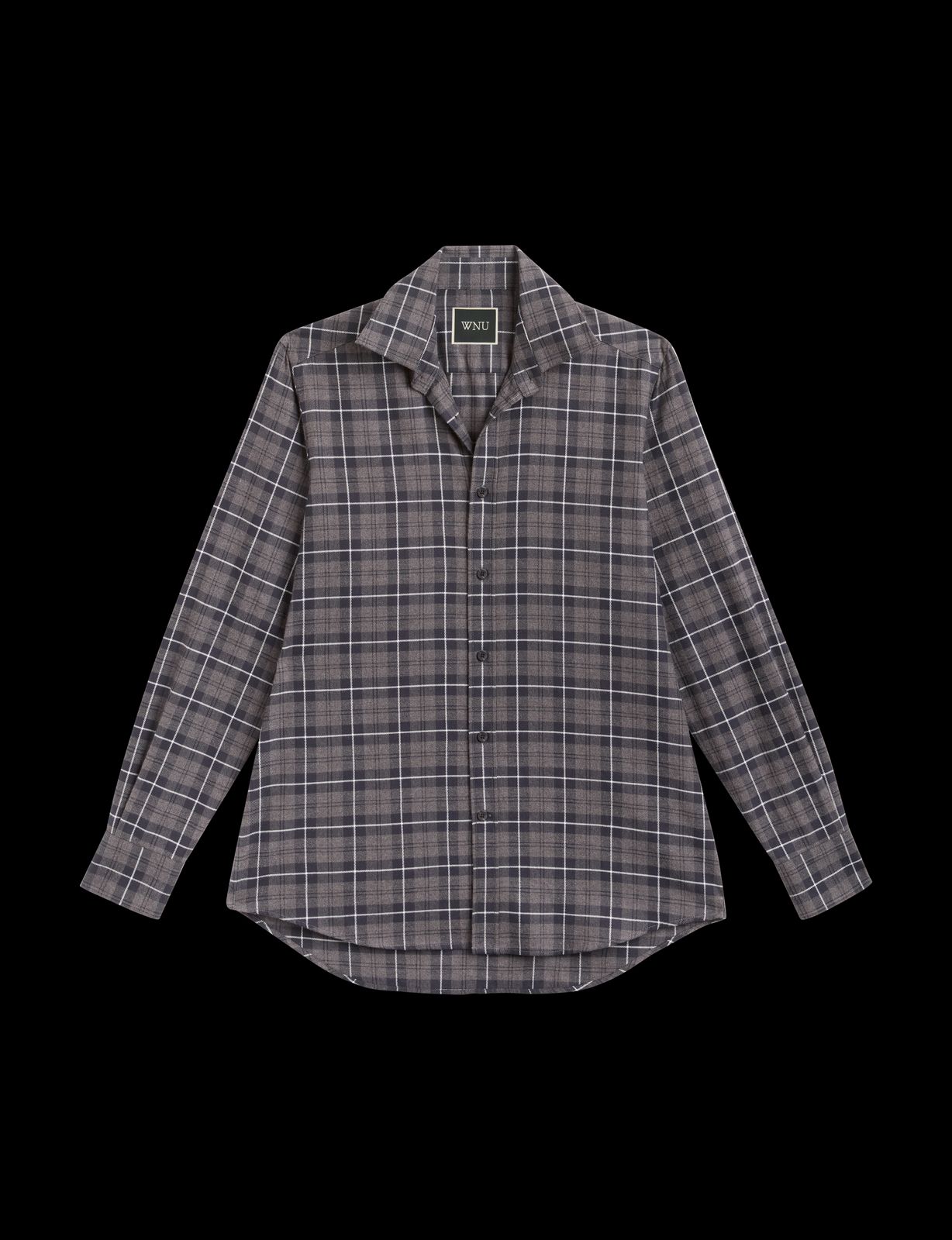 The Boyfriend: Fine Brushed, Grey And Black Check