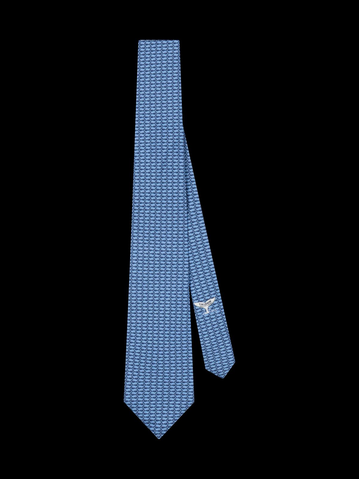 The Italian Whale Print Tie