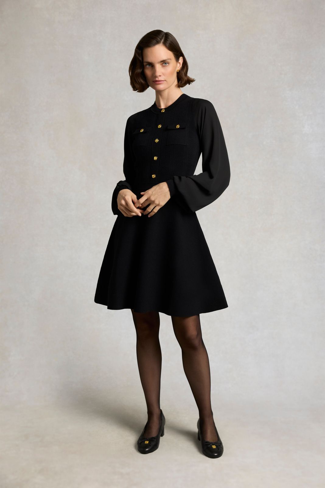 Blenheim Knitted Dress (Black)