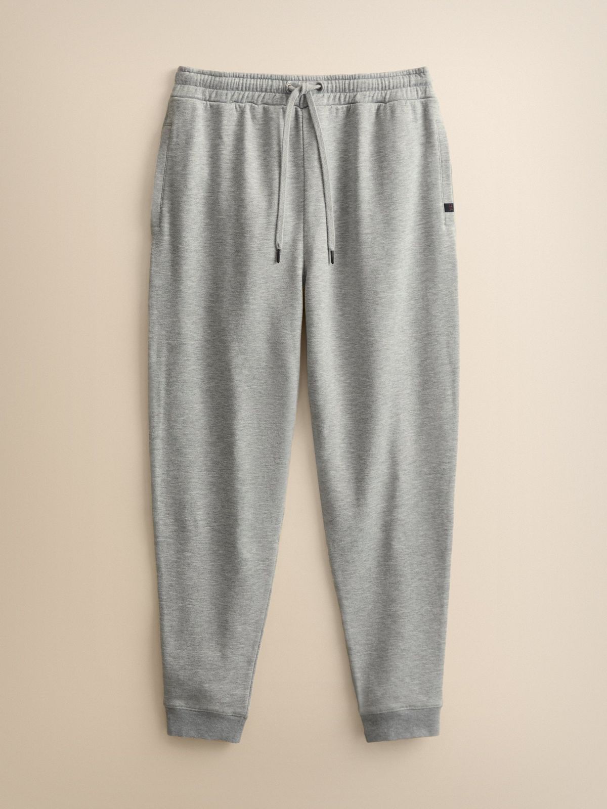 Harley Cotton Modal Cuffed Sweatpants Silver Grey