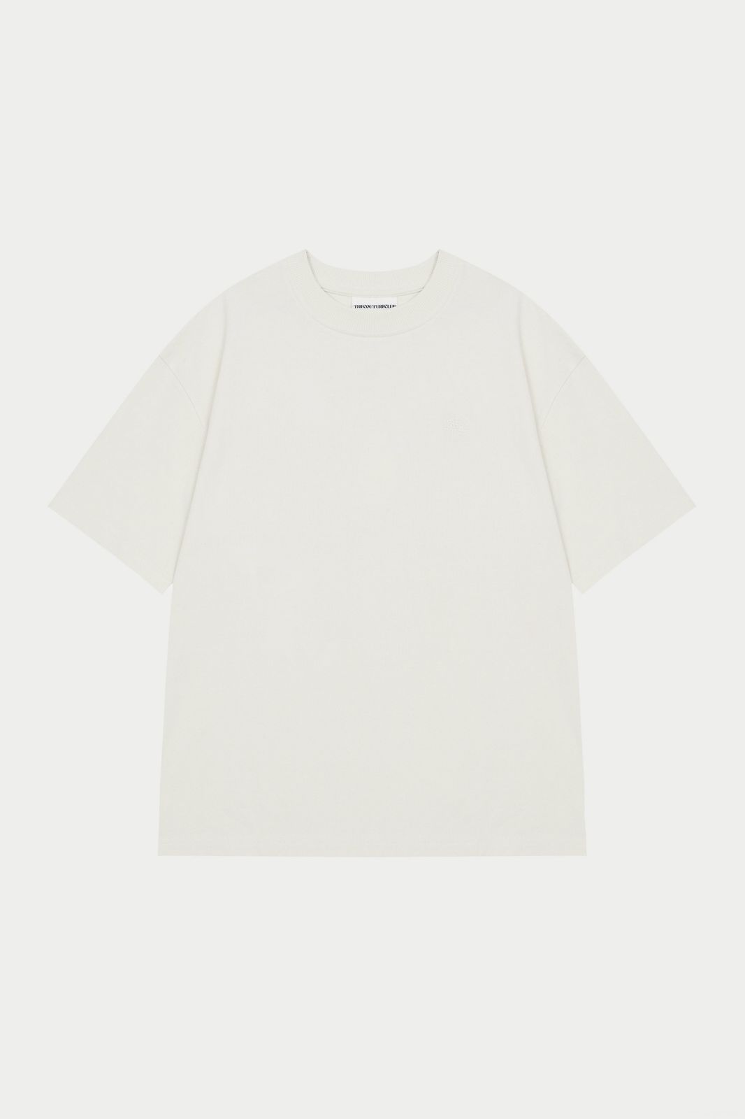 FINE GAUGE KNIT T-SHIRT - OFF WHITE