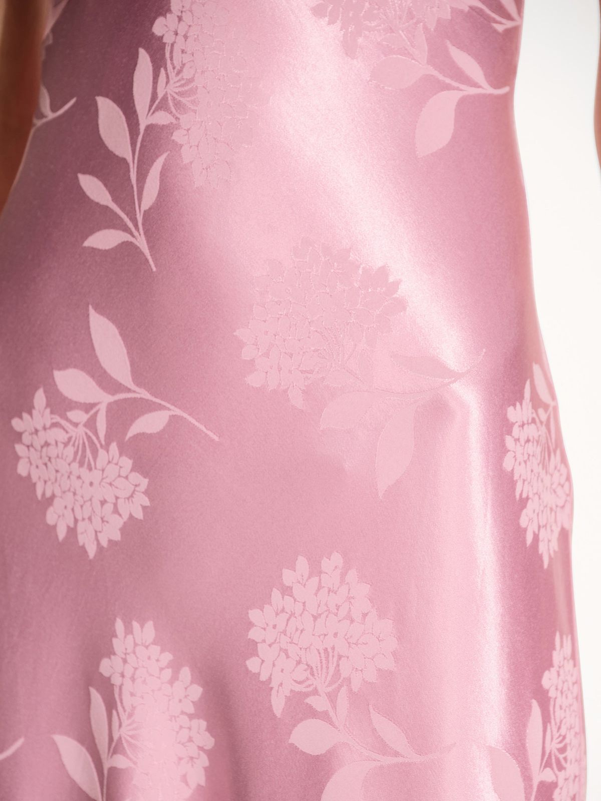 Iris Jacquard Dress In Vintage Pink