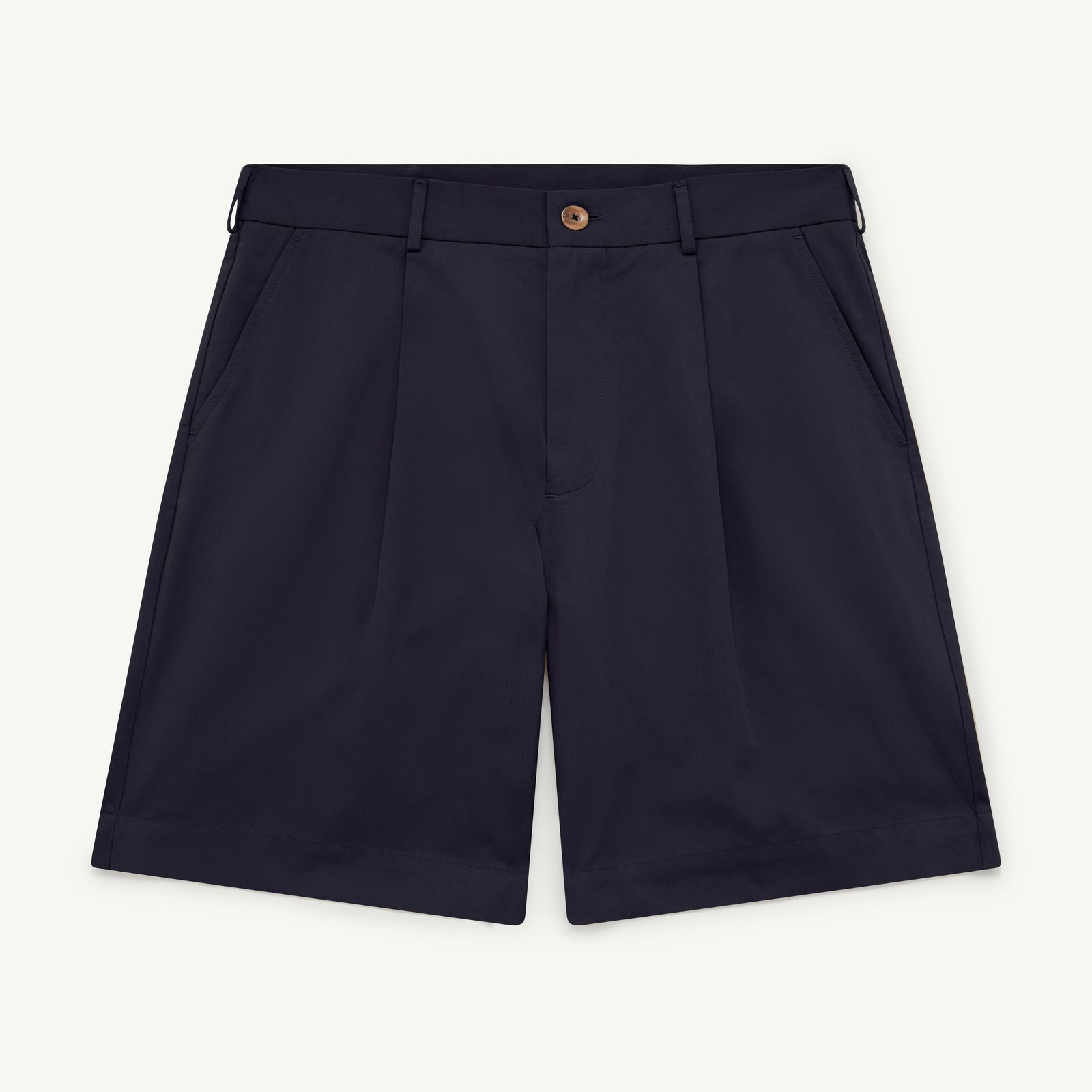 Nevis Hemp Blend Bermuda Short - Navy