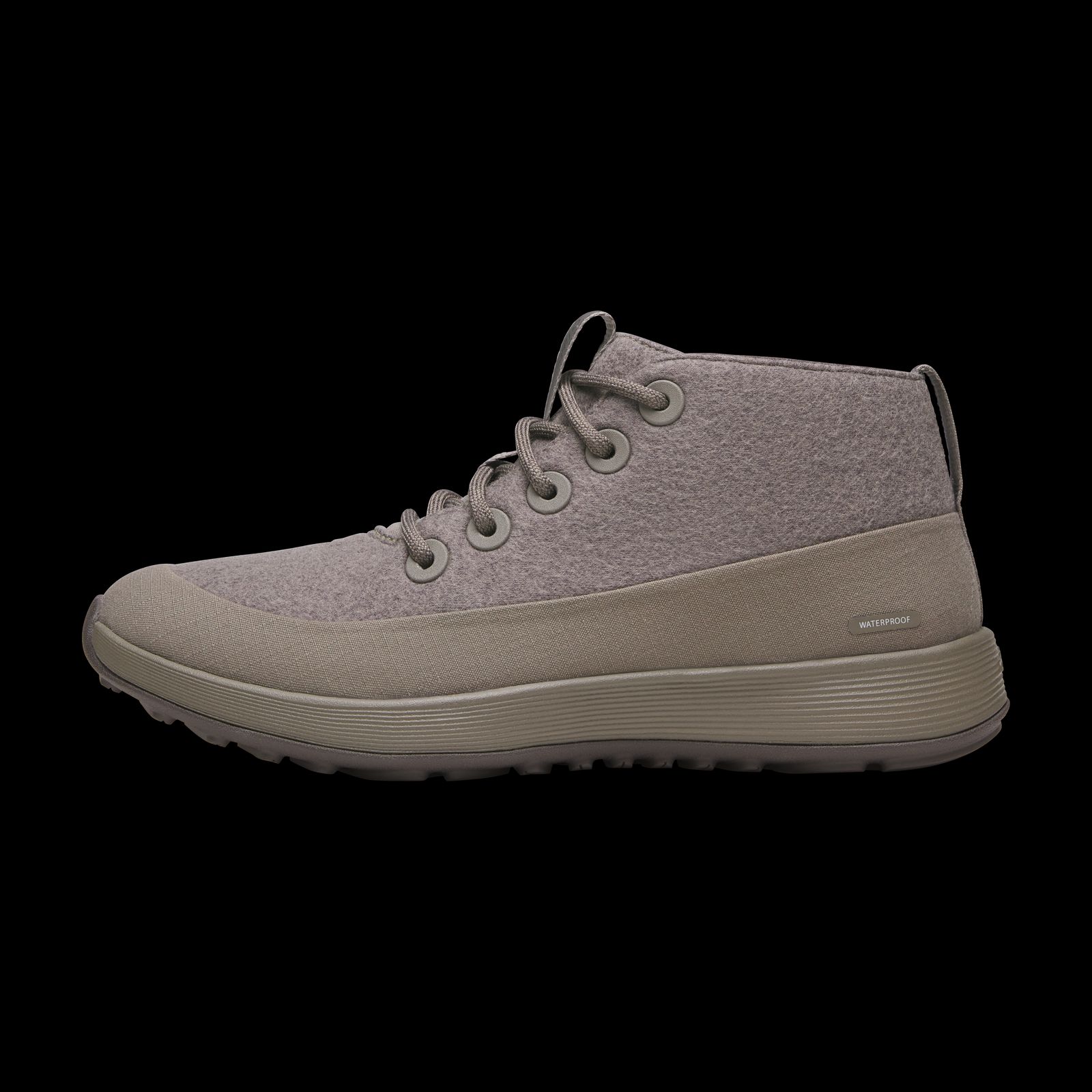 Men's Wool Runner NZ Mid Waterproof - Weathered Brown (Weathered Brown Sole)