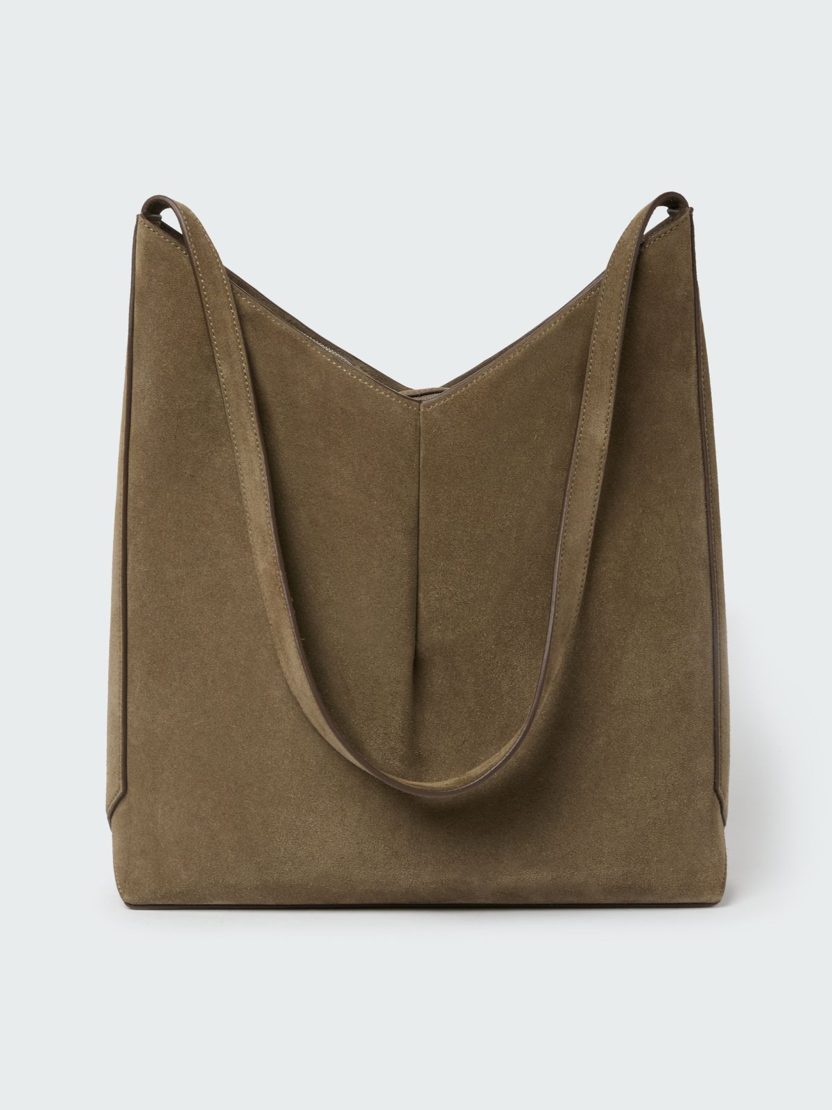 Hoho Suede Bag in Olive