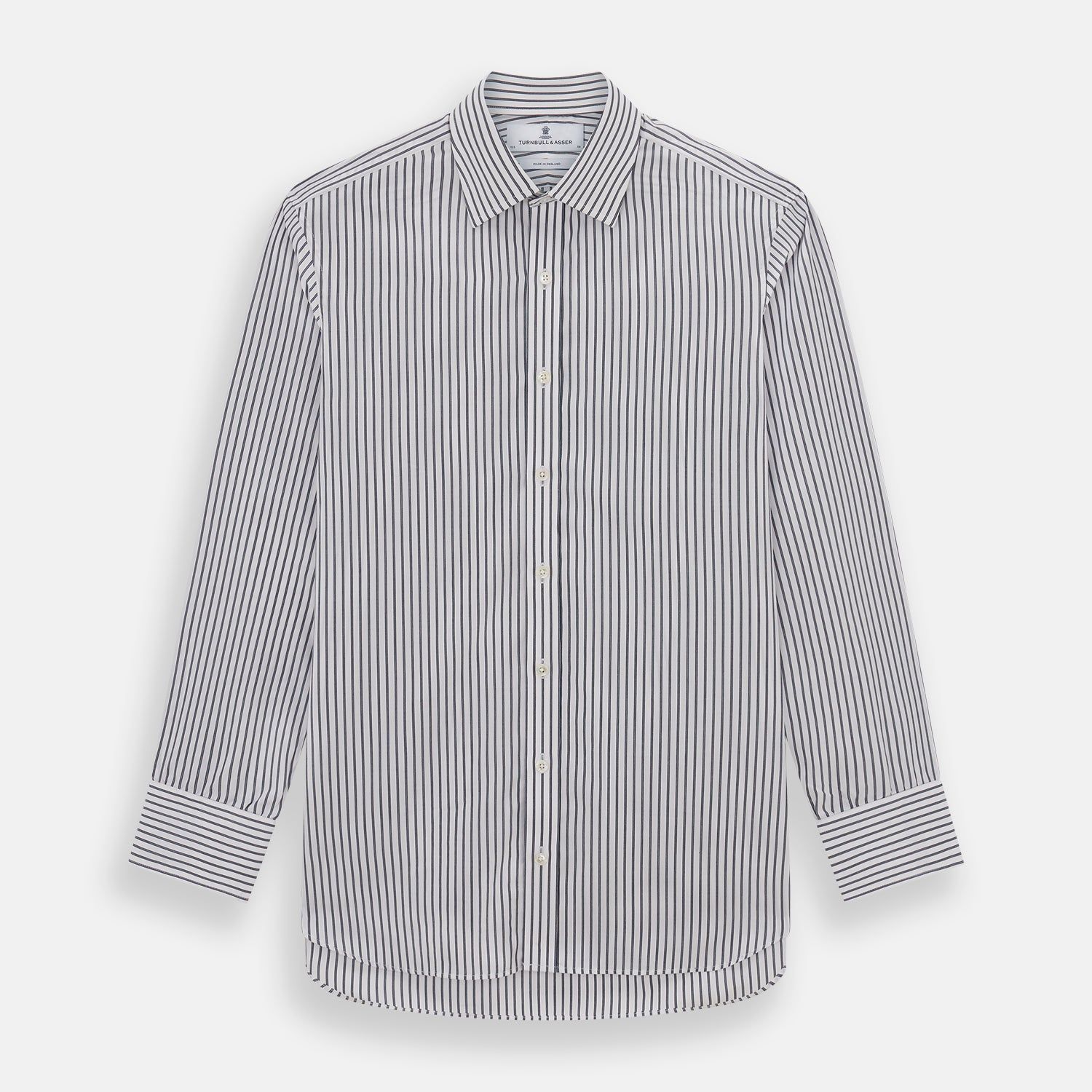Midnight Blue Halo Stripe Mayfair Shirt