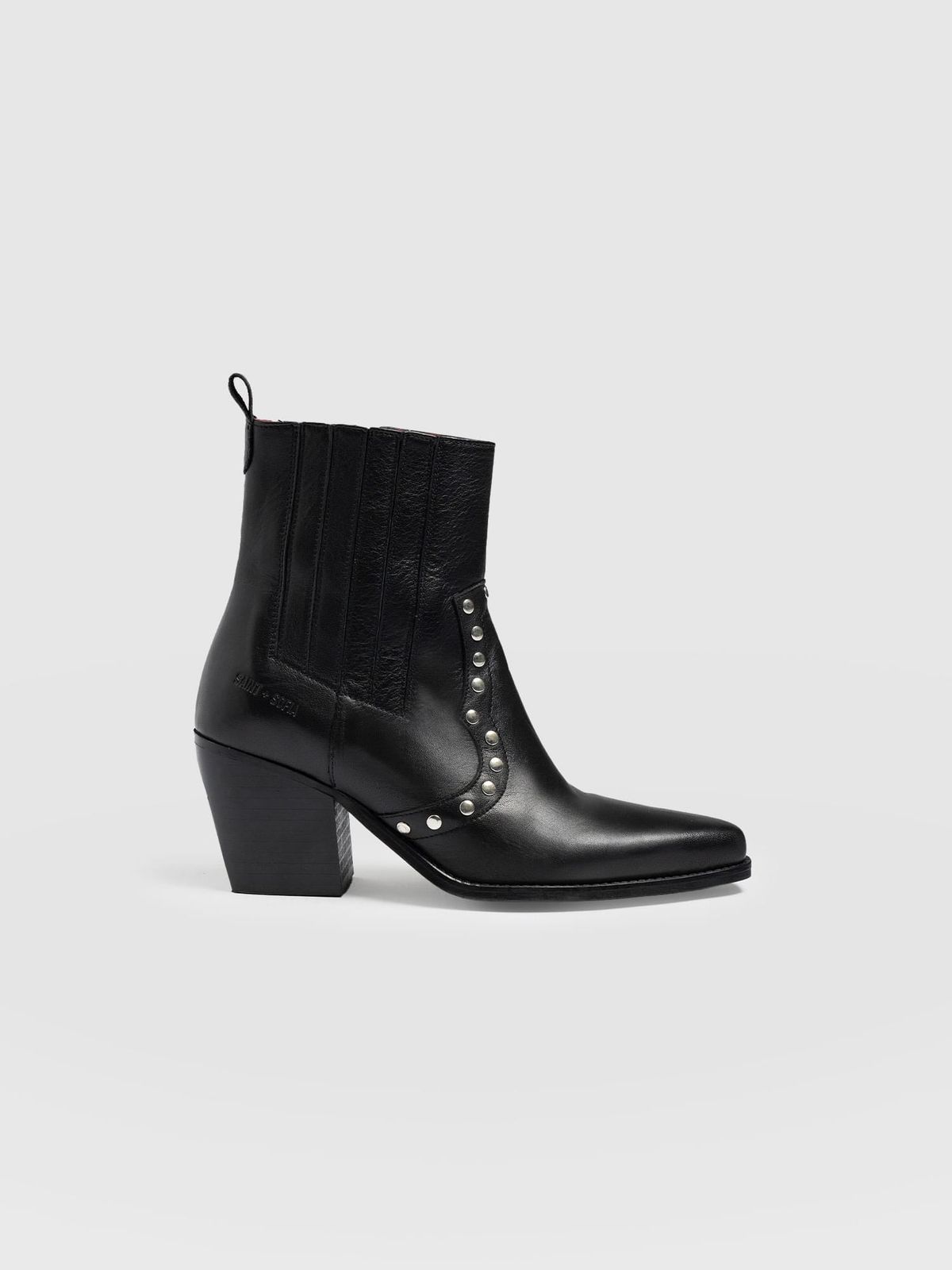 Texas Studded Boot - Black