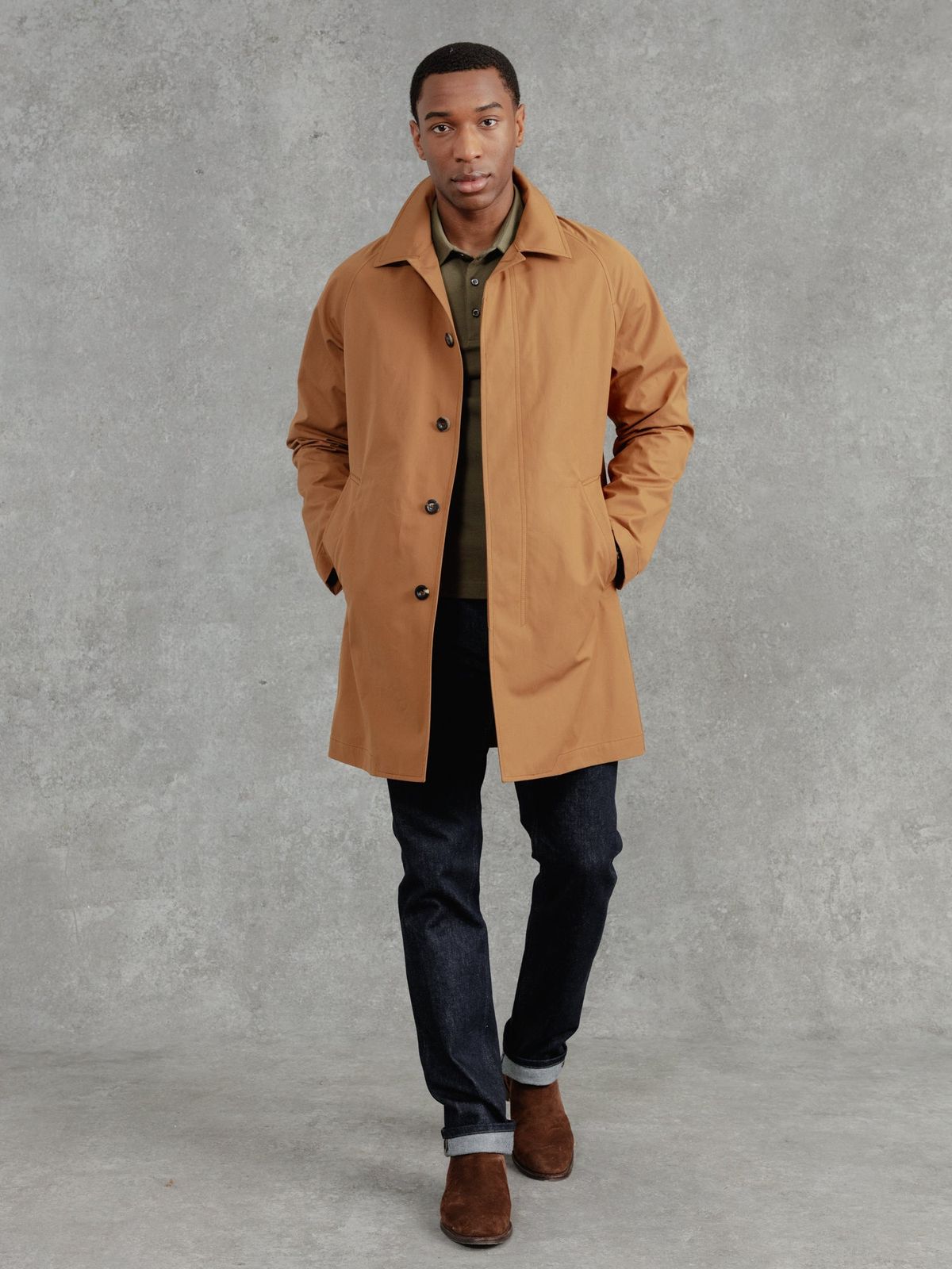 The VentileĀ® Raglan Raincoat - Cinnamon