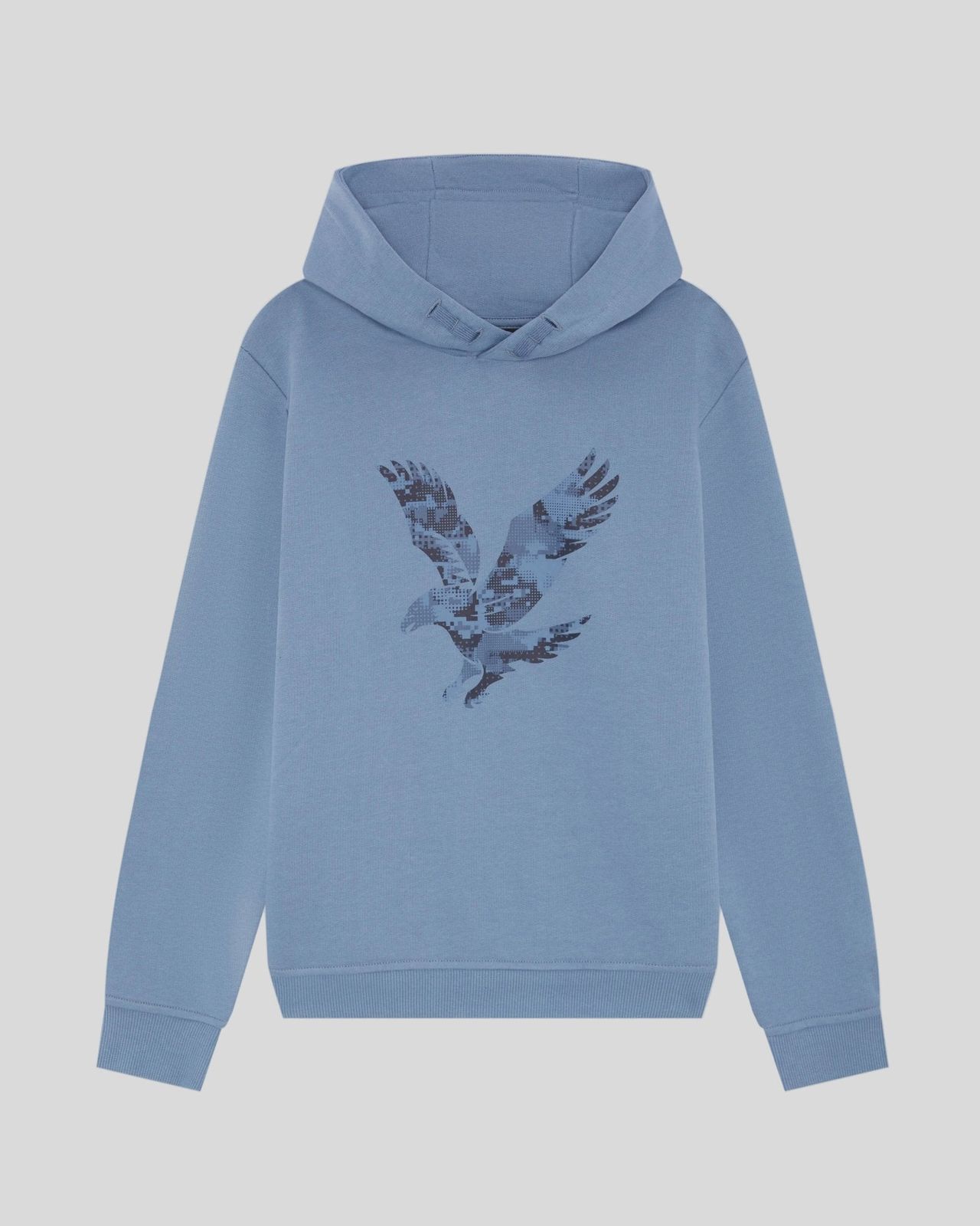 Pixelated Eagle Print Hoodie