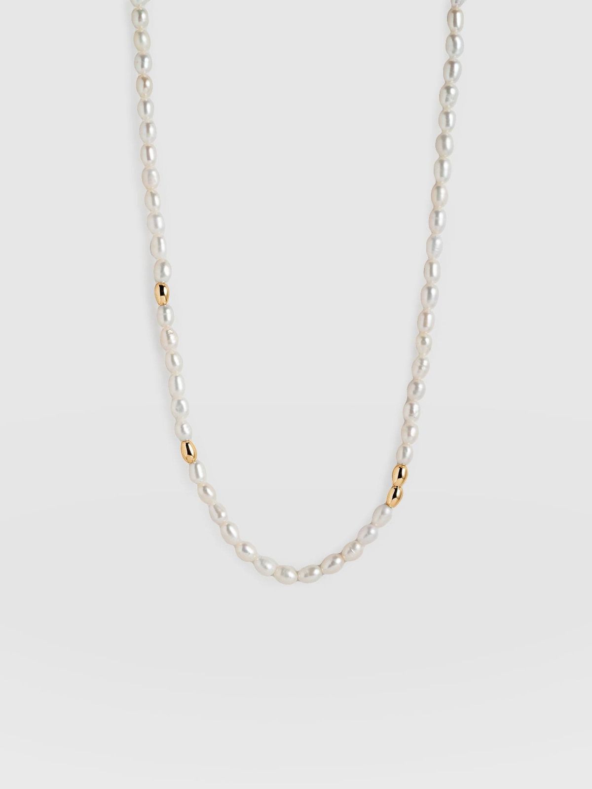 Jacqueline Pearl Necklace - Gold