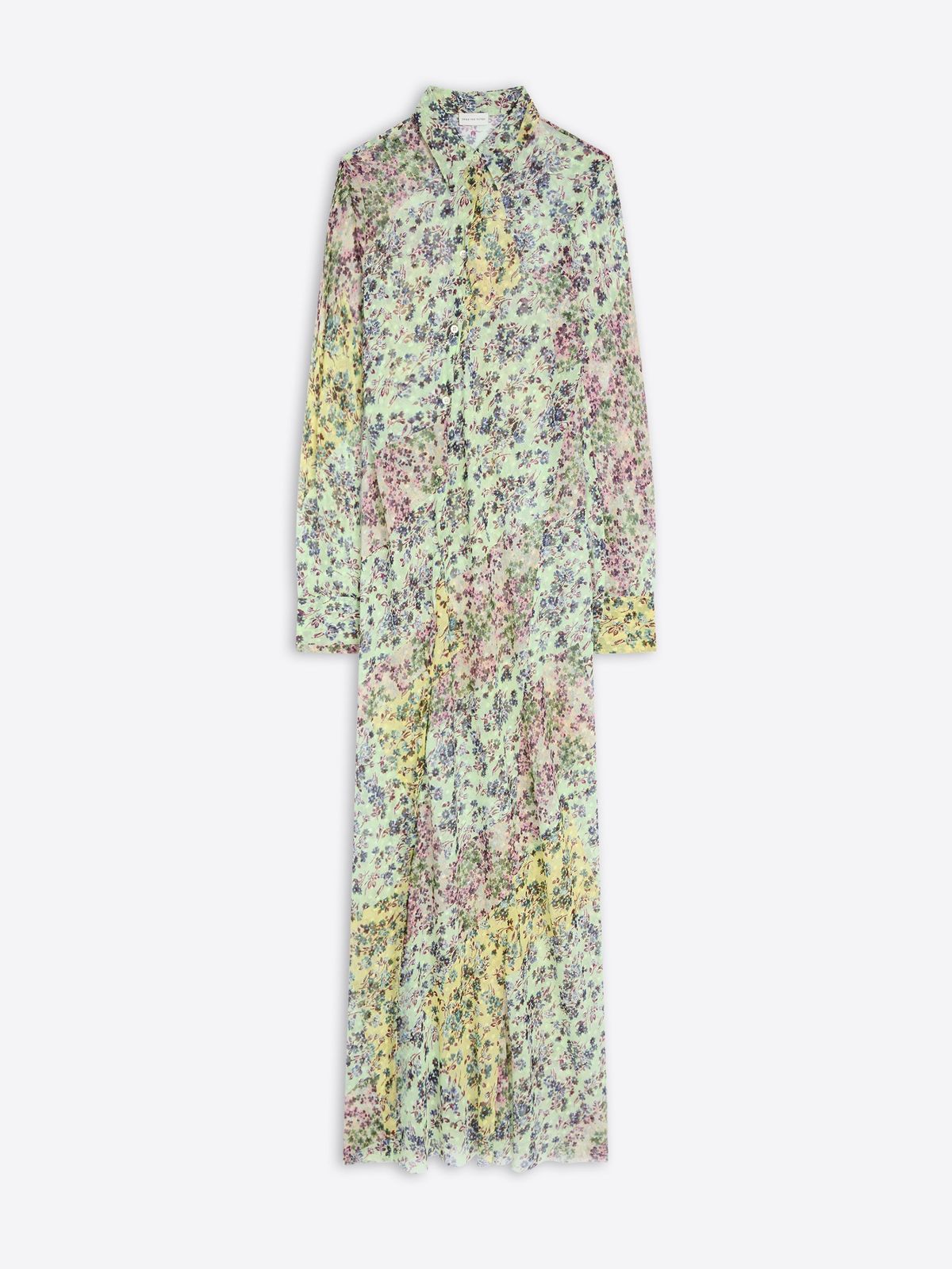Long jacquard shirt dress