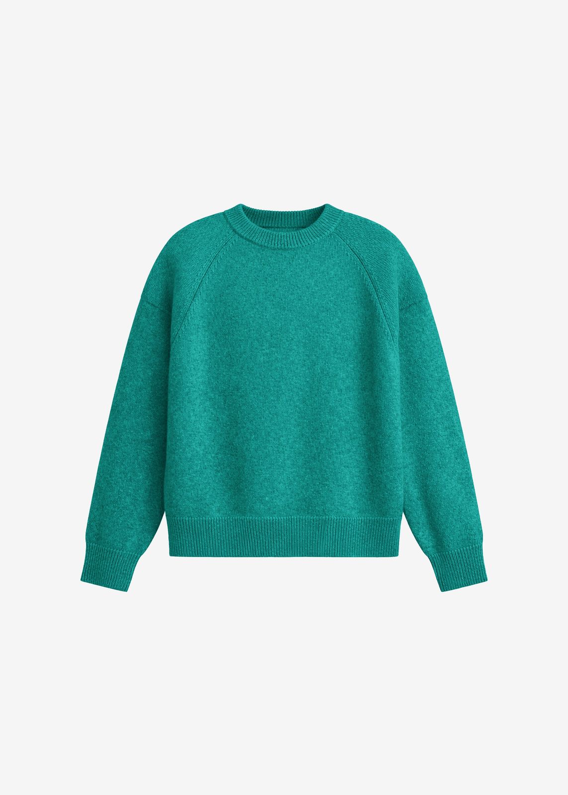 Lina Padded Sweater - Kelly Green
