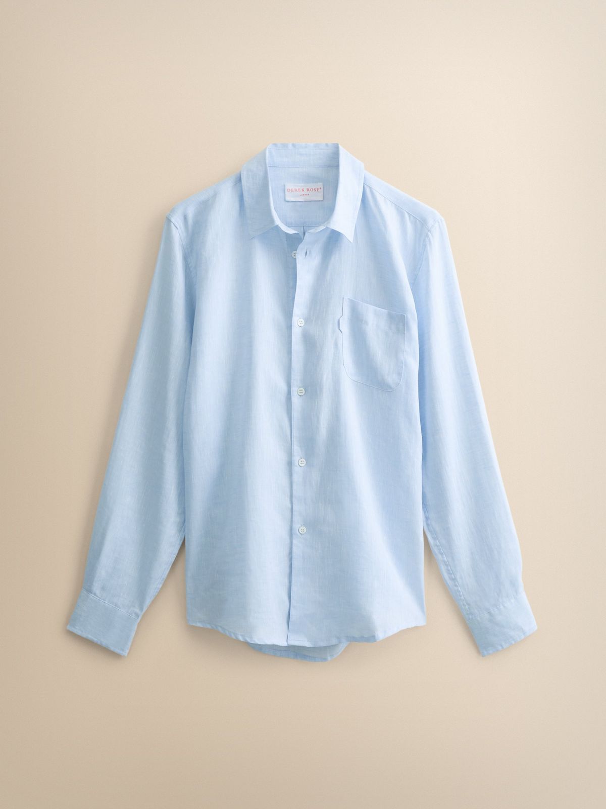 Monaco Linen Shirt Sky Blue