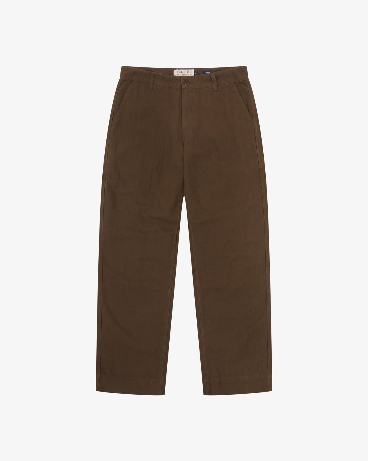 5021 Linen blend painter pants - loam