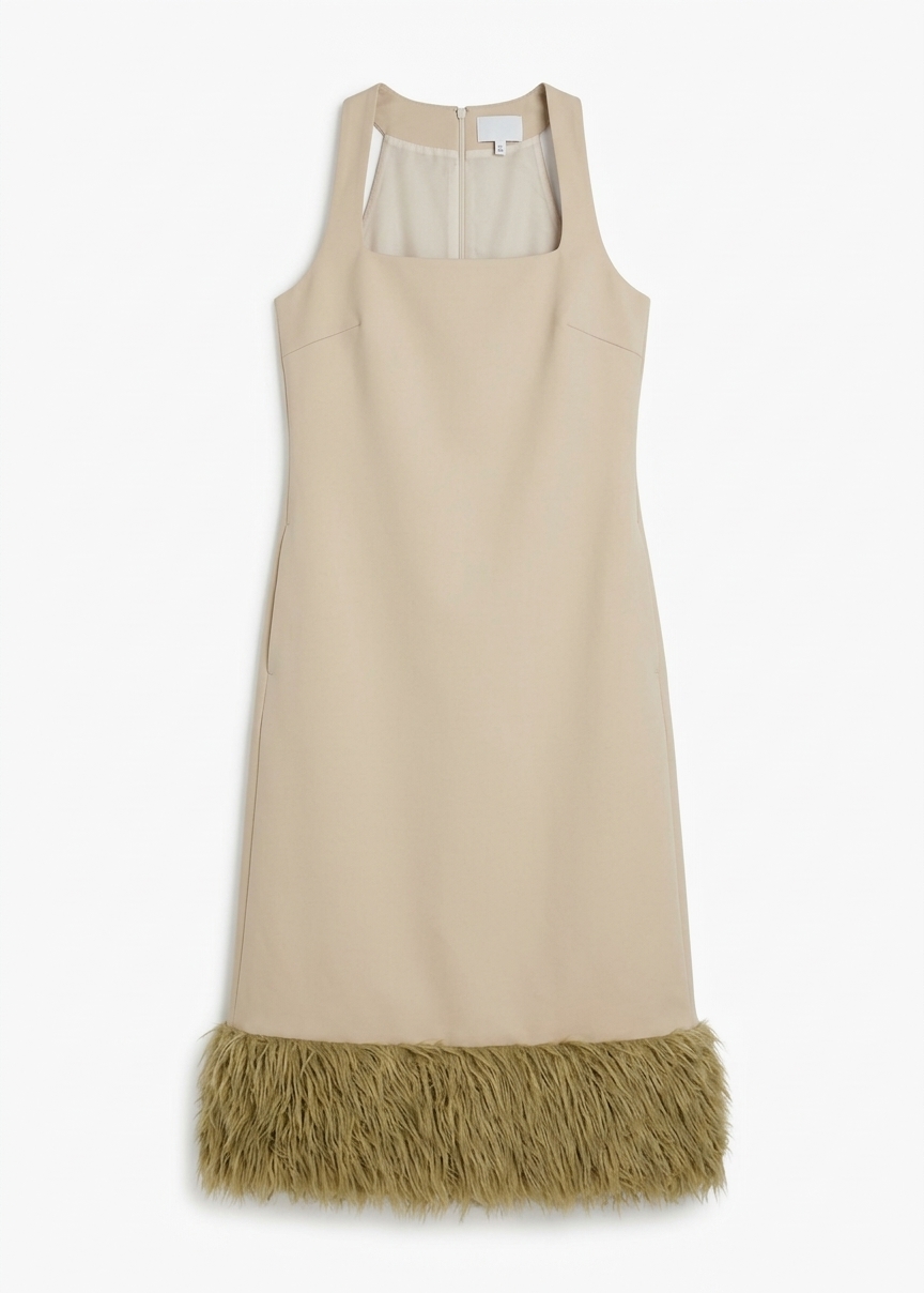 By Malene Birger Elva Mini Dress - Old Beige