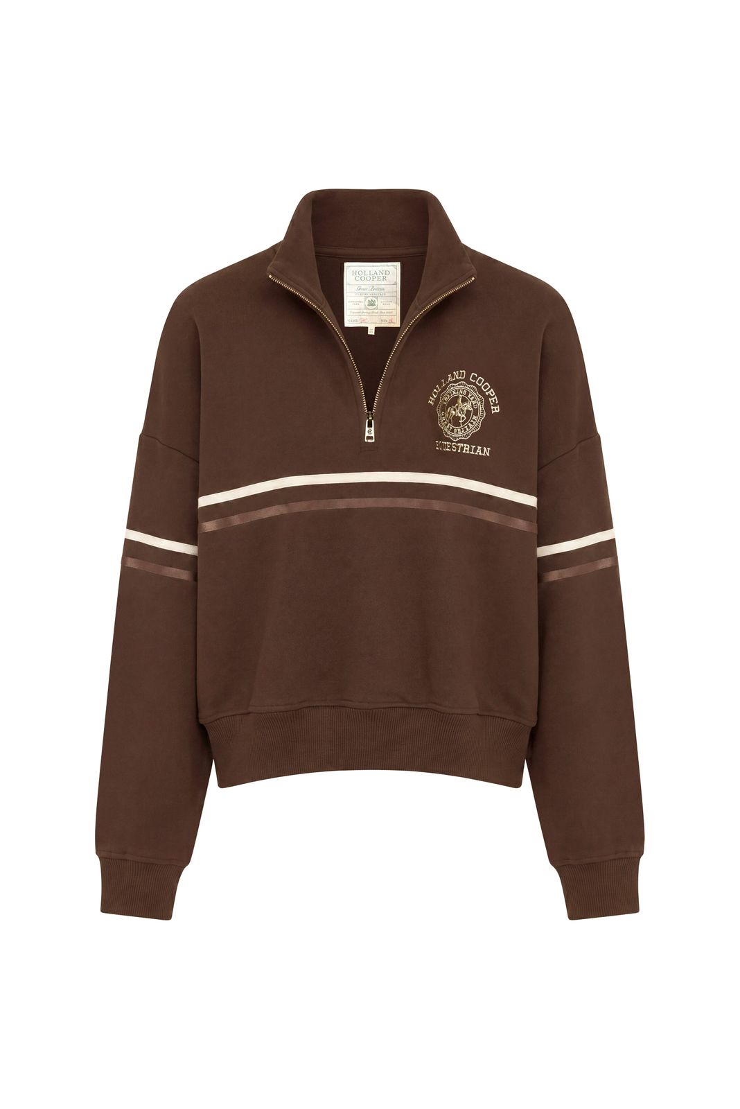 Roan Quarter Zip (walnut)