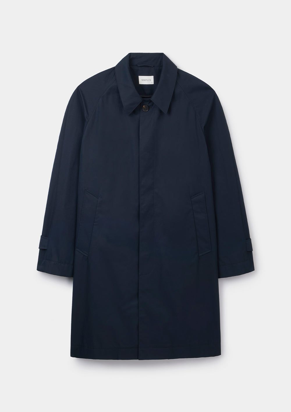Navy Ventile Cotton Mac