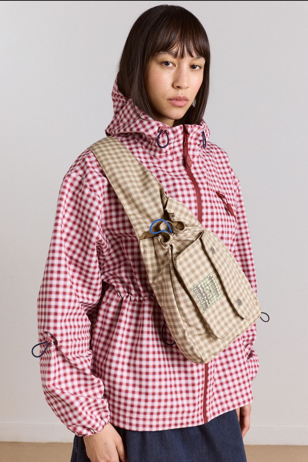 Matilda Cross Body Bag - Gingham