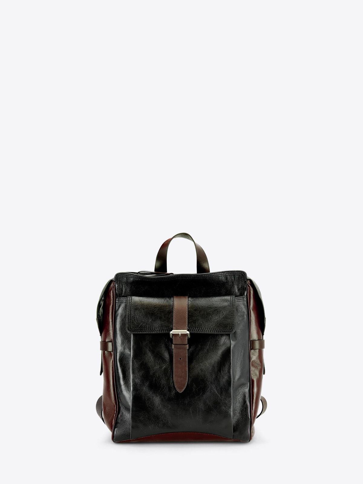 Leather backpack
