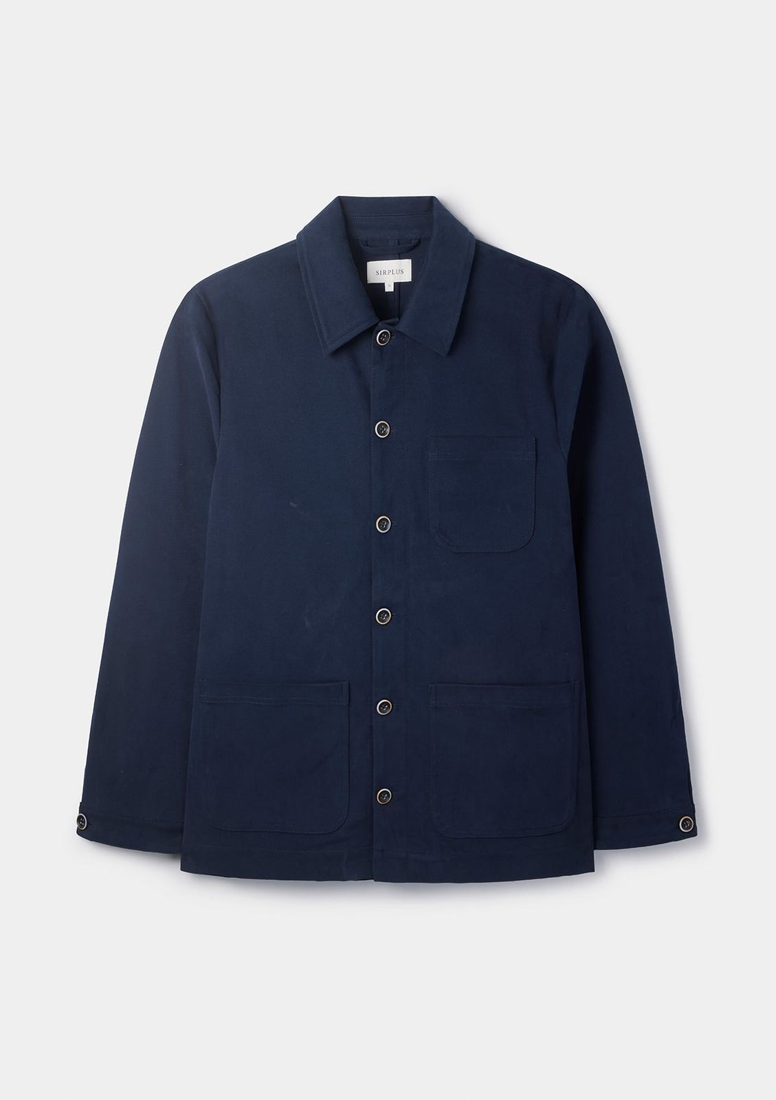Navy Cotton Chore Jacket
