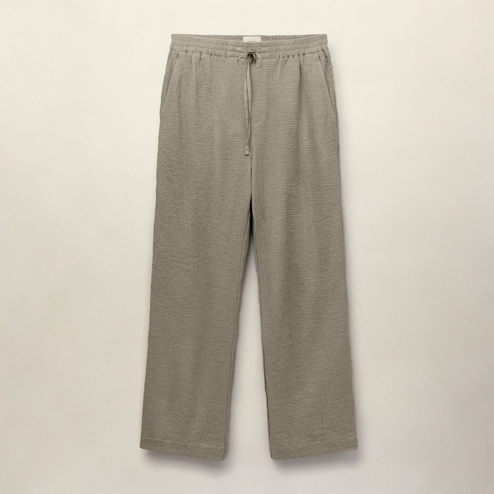 Cotton Cashmere Pyjama Trouser - Sage