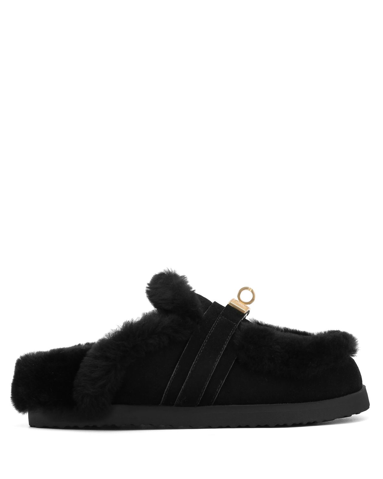 Toby Fur Black Suede