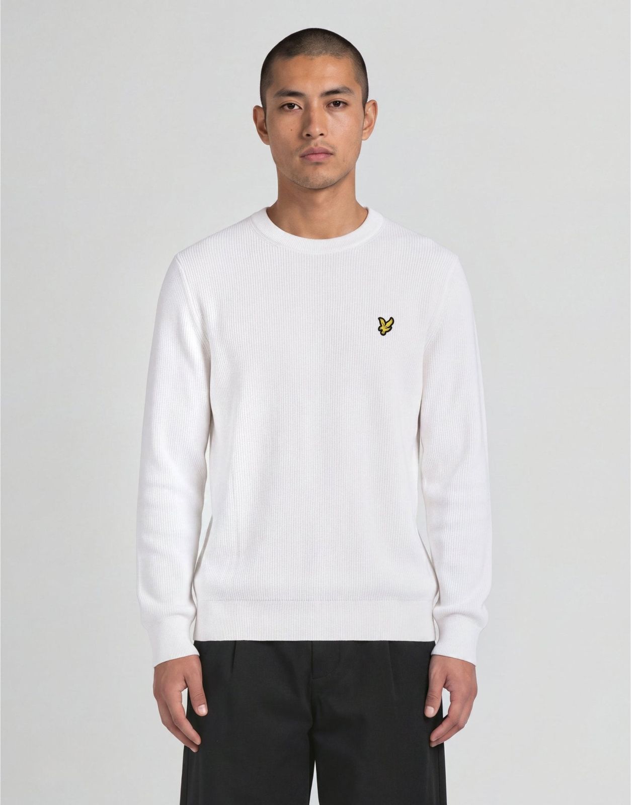 Glow Reactive Relaxed Crew Neck Jumper