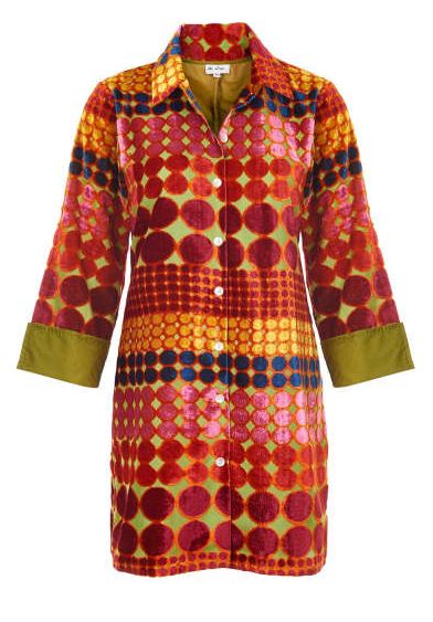 Amanda Velvet Devore Shirt Hot Boho Spot