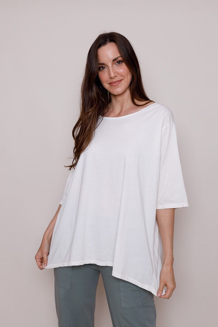 Distressed Over Tee Curve
