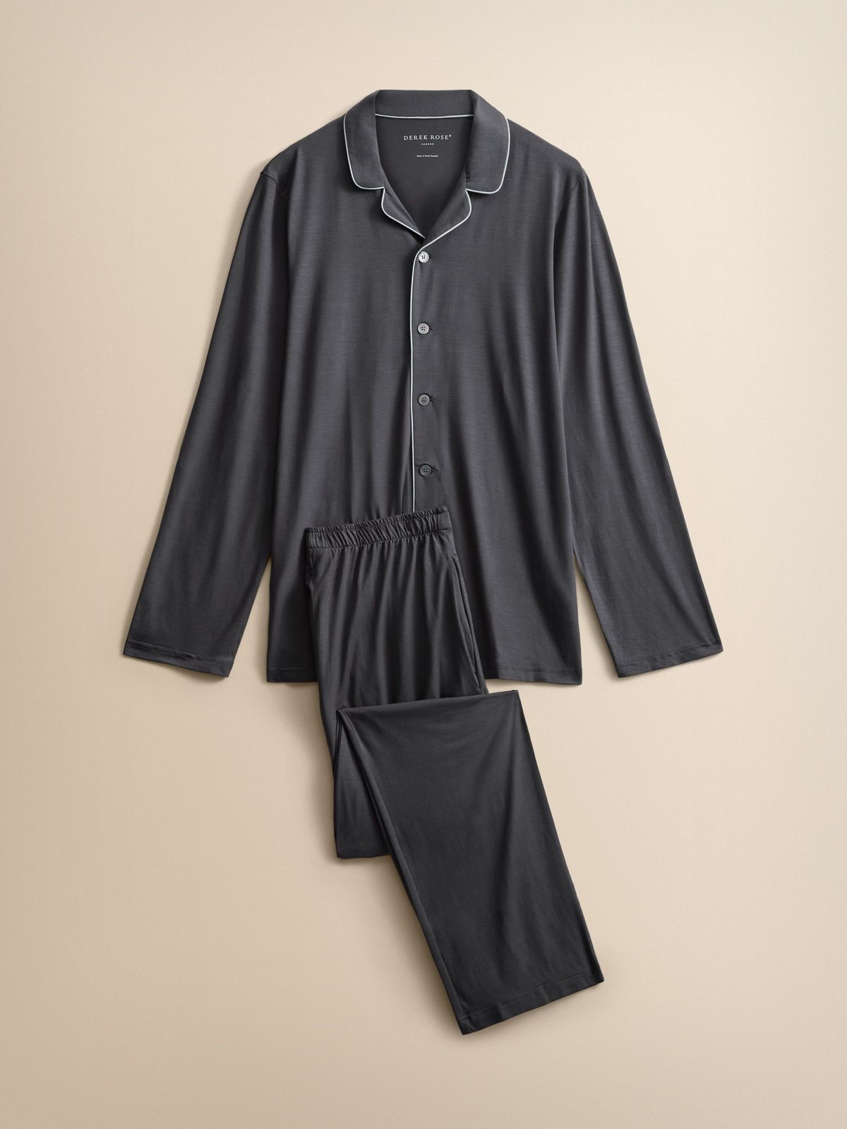 Basel Micro Modal Pyjamas Elephant Grey