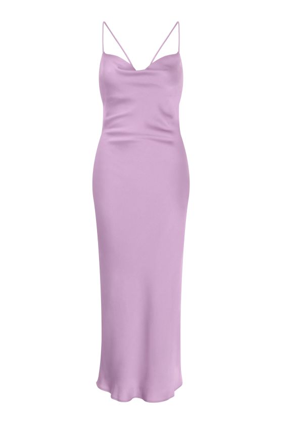Riviera Midi Dress In Lavender