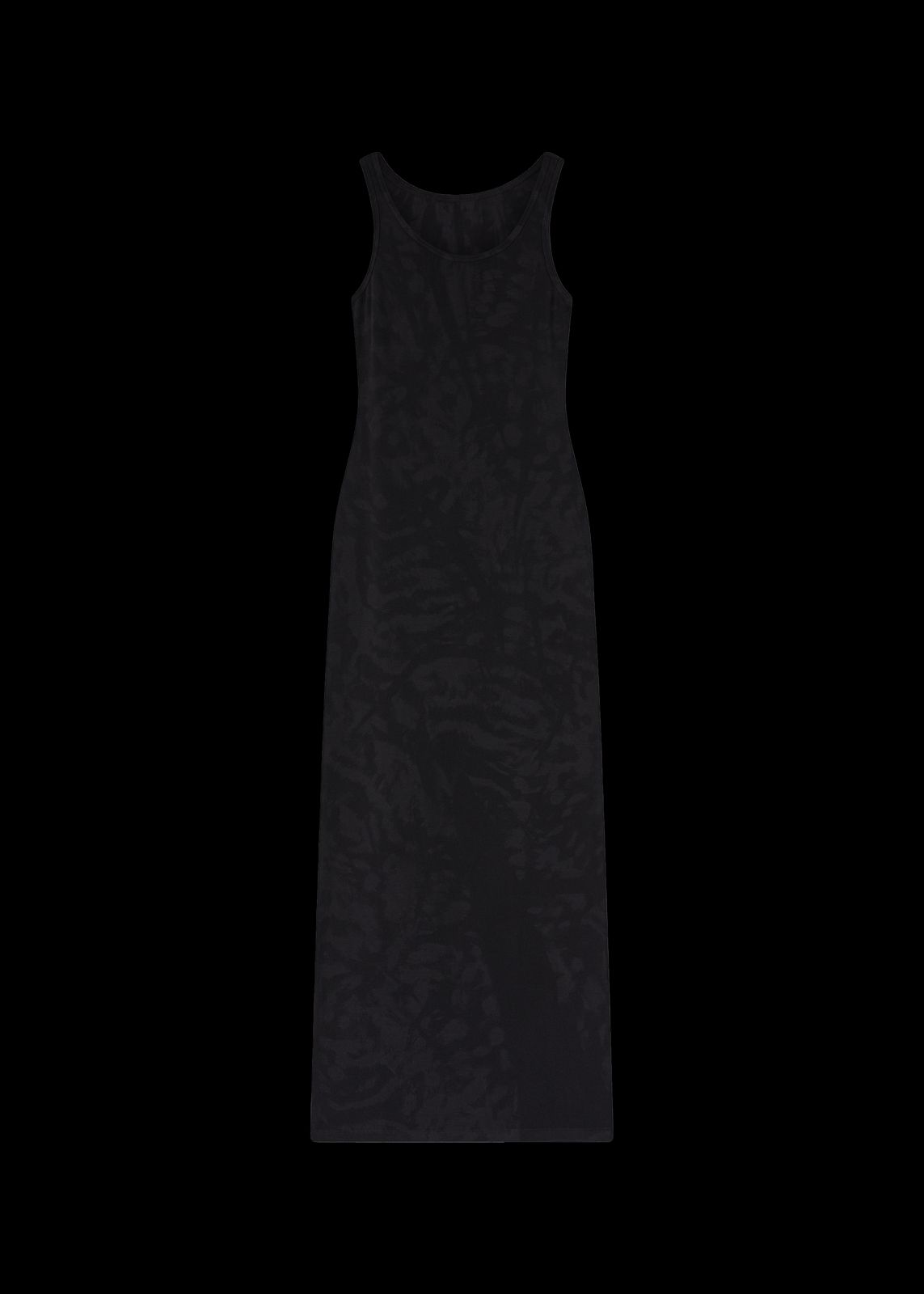 COMPRESSOR LONG DRESS BLACK HYENA