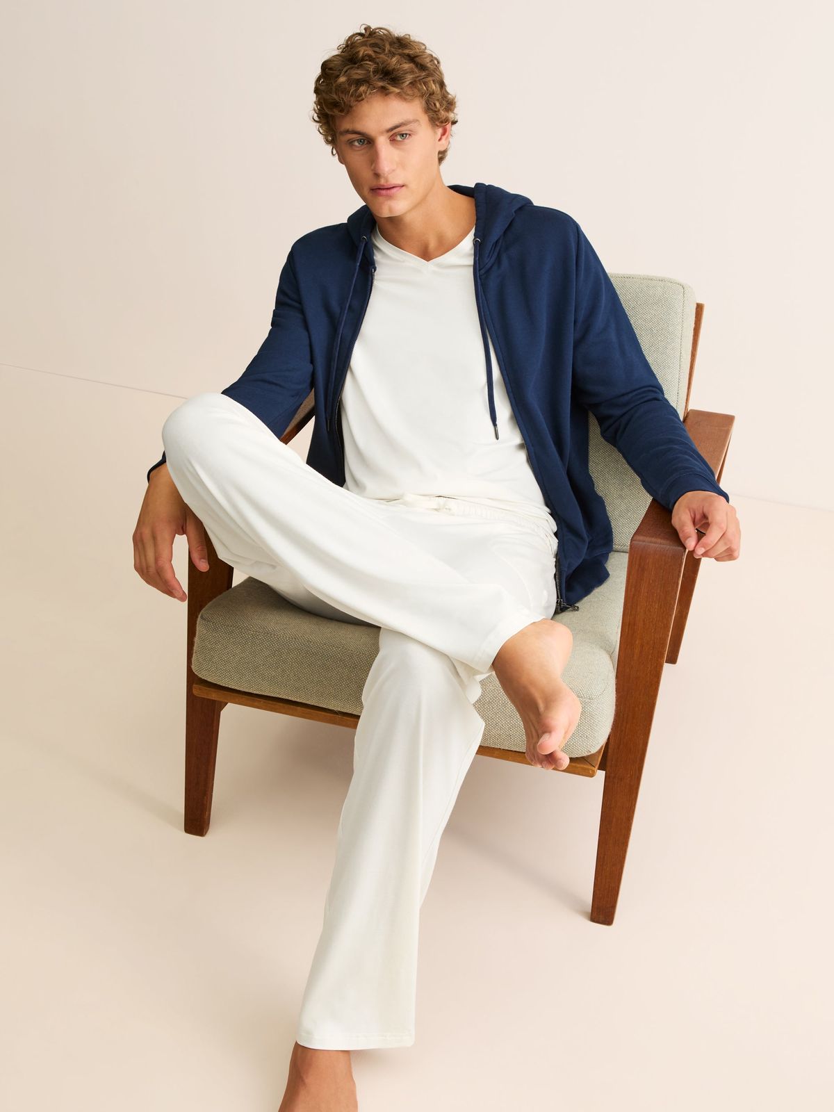 Basel Micro Modal Lounge Trousers Vanilla