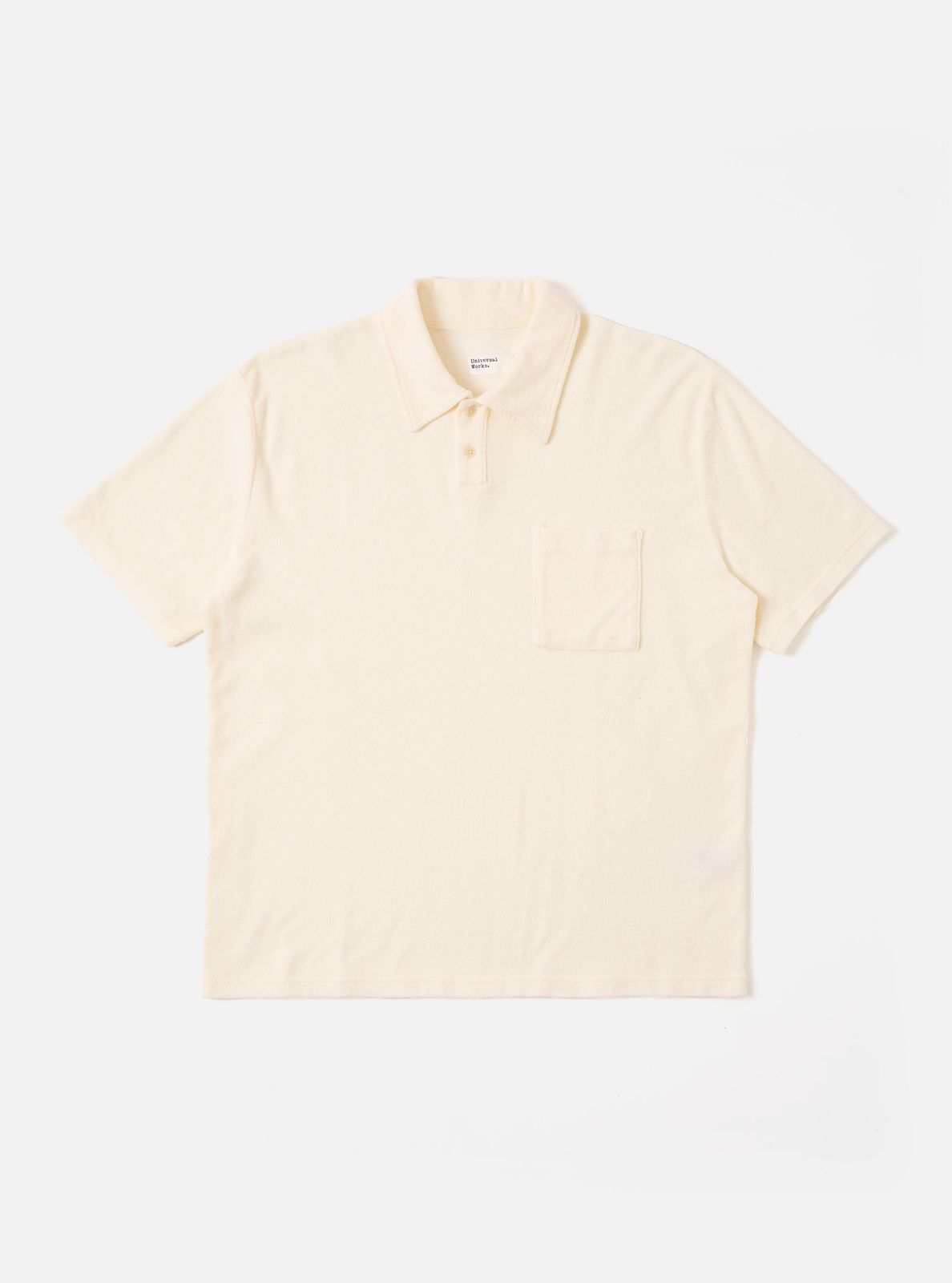 Ecru Light Weight Terry Newlyn Polo