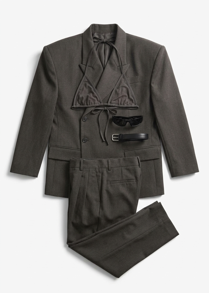 Blerick Crossover Blazer - Dark Grey