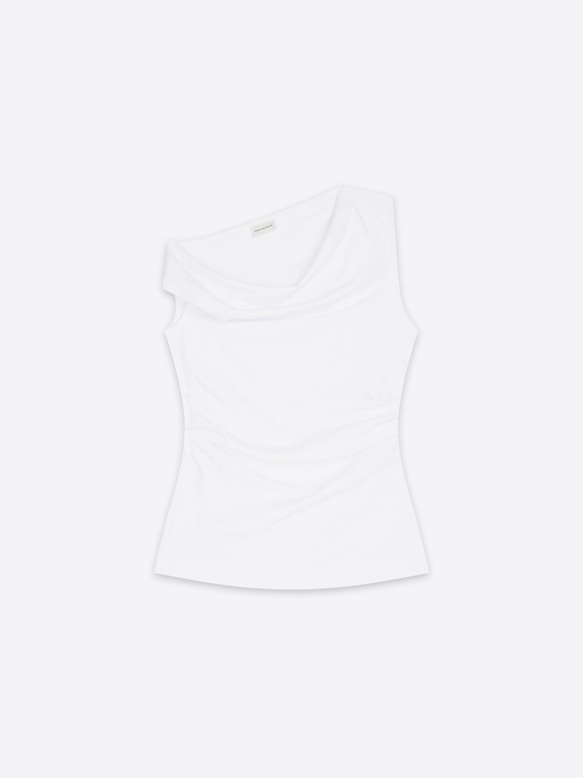 Off-shoulder jersey top