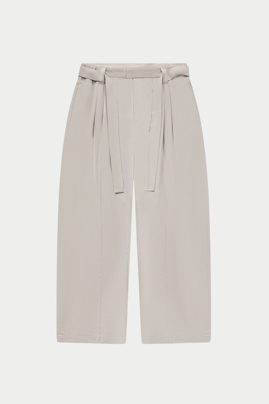 SMART BARREL TROUSER - STONE