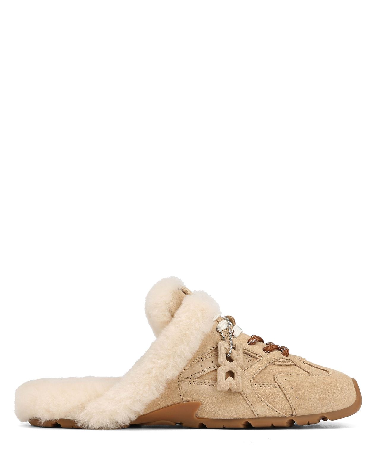 Atlas Mule Beige Suede