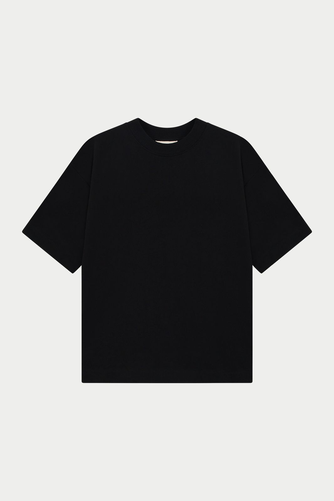 HEAVYWEIGHT BLANK T-SHIRT - BLACK