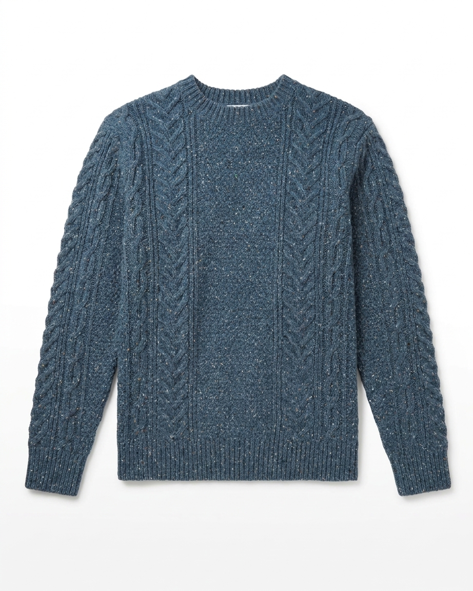 The Soft Donegal Aran - Atlantic Blue