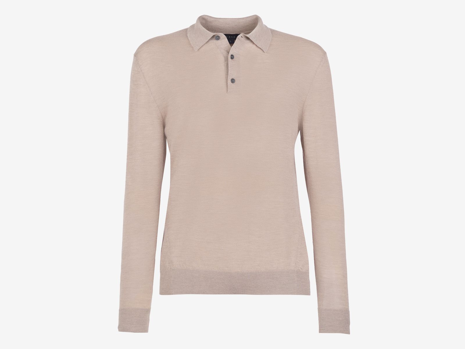 Fine Knit Polo Neck