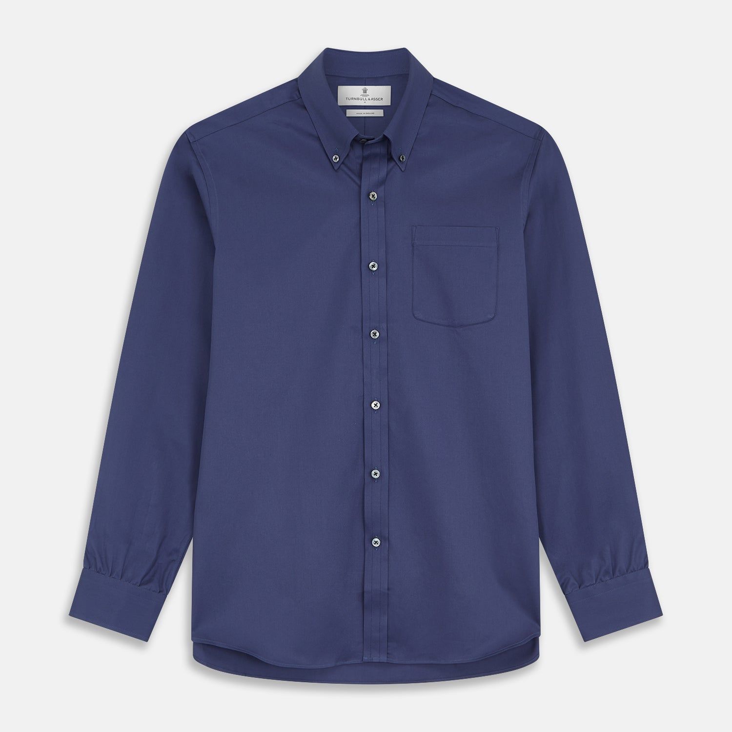 Blue Piece Dyed Weekend Fit Suffolk Shirt