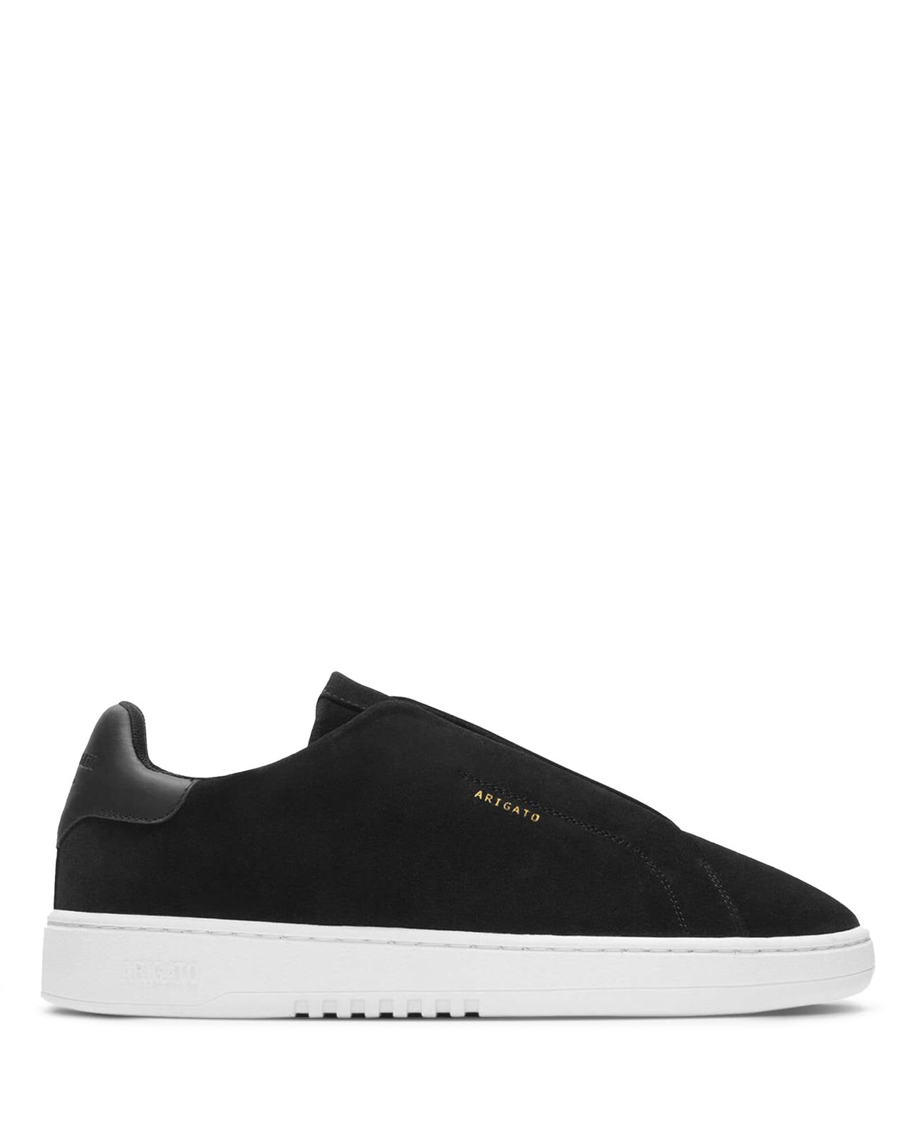 M Dice Laceless Black/White Suede