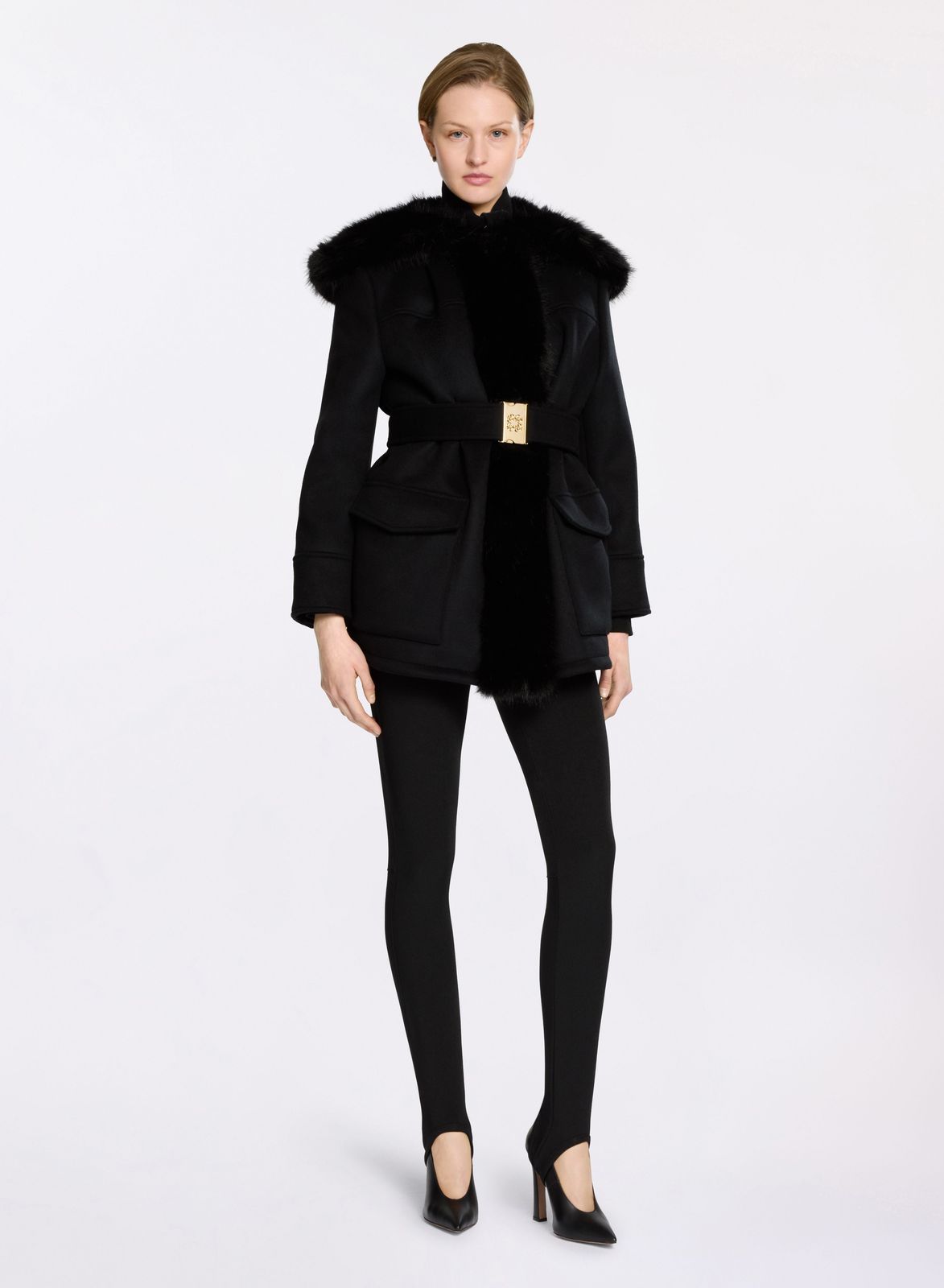 Wool and Fur Jacket