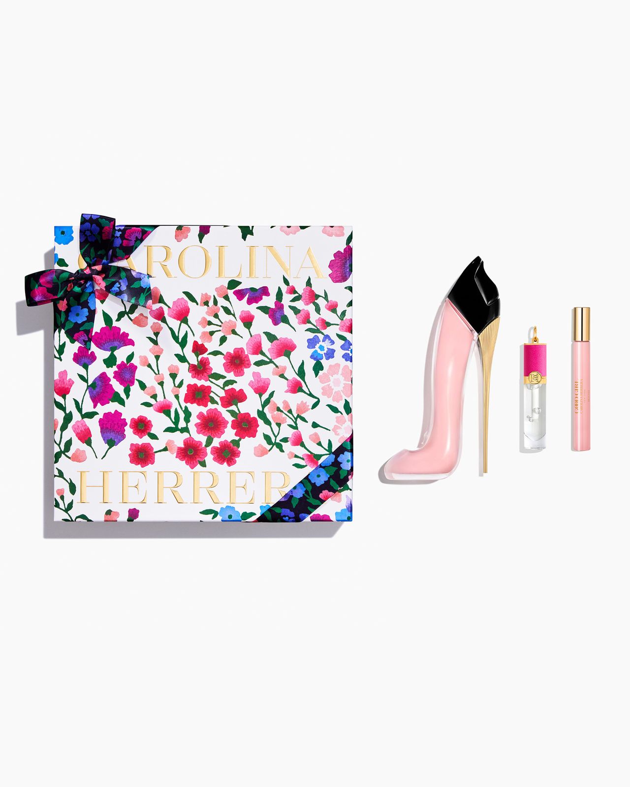 Good Girl Blush 80ml Eau de Parfum, Good Girl Lip Oil and 10ml Megaspritzer