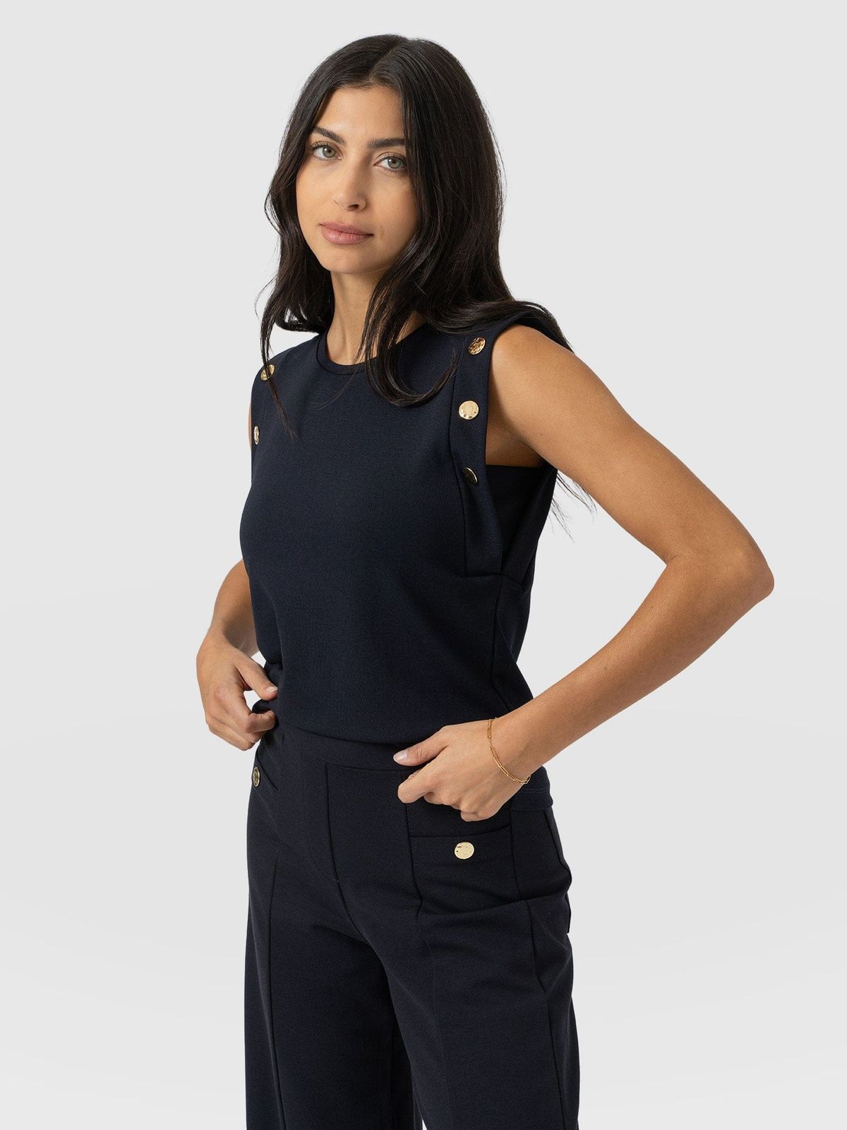 Rowan Tee - Navy - Molten