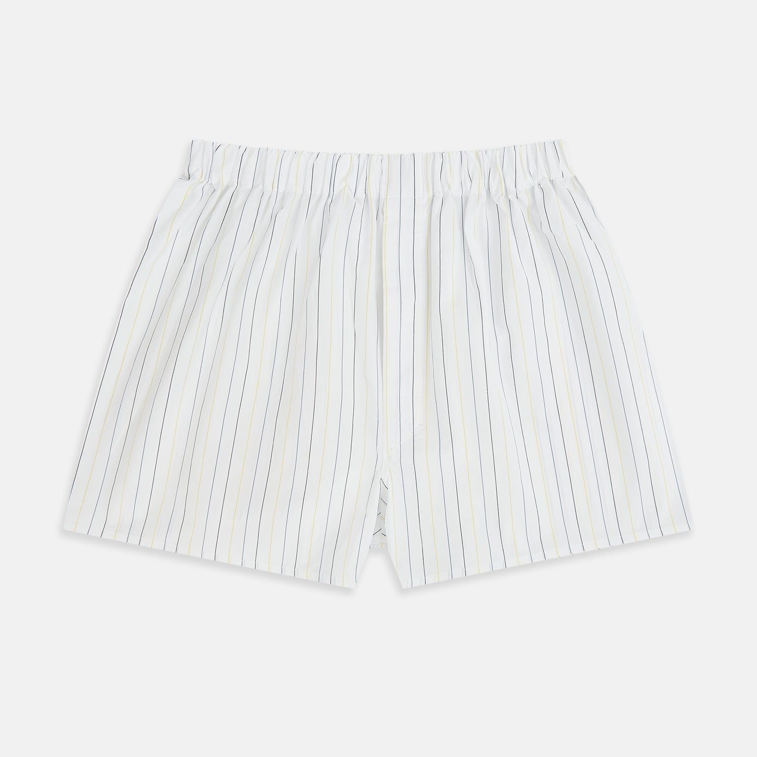Yellow and Blue Double Stripe Godfrey Boxer Shorts
